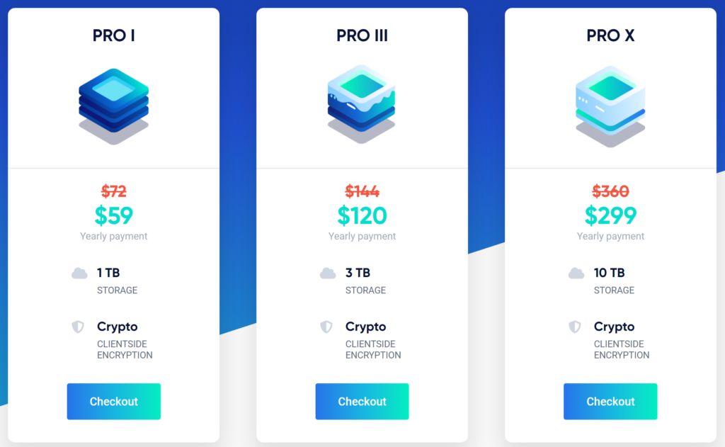 icedrive yearly plans